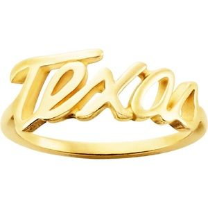 James Avery Texas Script Ring
